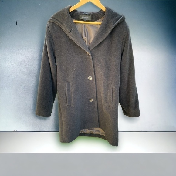 JONES New York coat, size 12, brown, beautiful in excellent condition - Picture 1 of 8